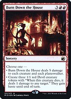 Burn Down the House - Innistrad: Midnight Hunt Promos - Promo Foil