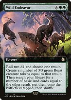 Wild Endeavor - Forgotten Realms Commander - Extended Art