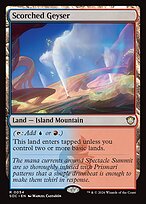 Scorched Geyser - Secrets of Strixhaven Commander