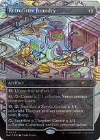 Retrofitter Foundry - Secret Lair Countdown - Halo Foil, Borderless