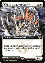 Selfless Glyphweaver // Deadly Vanity - Strixhaven: School of Mages - Extended Art