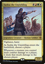 Saskia the Unyielding - Commander 2016 - Promo Foil