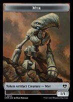 Myr - Commander Masters Tokens