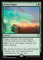 Primal Might - Secrets of Strixhaven Commander