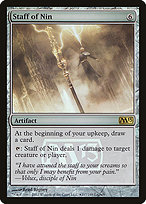 Staff of Nin - Magic 2013 Promos - Promo Foil