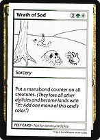 Wrath of Sod - Mystery Booster Playtest Cards 2021