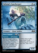 Beluna's Gatekeeper // Entry Denied - Wilds of Eldraine