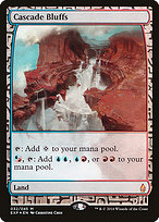 Cascade Bluffs - Zendikar Expeditions - Promo Foil