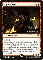 Sin Prodder - Shadows over Innistrad Promos - Promo Foil