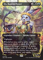 Ms. Bumbleflower - Bloomburrow Commander - Raised Foil