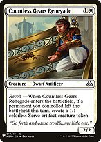 Countless Gears Renegade - The List