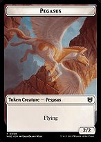 Pegasus - Wilds of Eldraine Commander Tokens