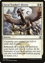 Great Teacher's Decree - Dragons of Tarkir