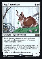 Regal Bunnicorn - Wilds of Eldraine Promos - Promo Foil