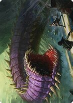 Purple Worm - Adventures in the Forgotten Realms Art Series - Borderless