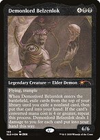 Demonlord Belzenlok - Secret Lair Drop - Etched Foil