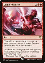 Chain Reaction - New Capenna Commander