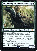 Chatterfang, Squirrel General - Modern Horizons 2 Promos - Promo Foil