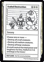 Scaled Destruction - Mystery Booster Playtest Cards 2021