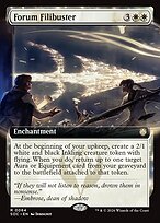 Forum Filibuster - Secrets of Strixhaven Commander - Extended Art