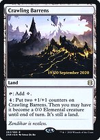 Crawling Barrens - Zendikar Rising Promos - Promo Foil