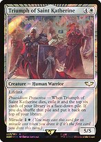 Triumph of Saint Katherine - Warhammer 40,000 Commander - Surge Foil