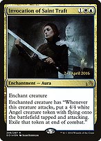 Invocation of Saint Traft - Shadows over Innistrad Promos - Promo Foil