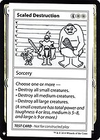 Scaled Destruction - Mystery Booster Playtest Cards 2019