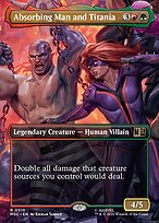 Absorbing Man and Titania - Marvel Super Heroes Commander - Borderless
