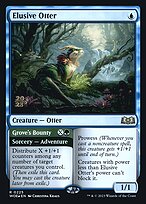 Elusive Otter // Grove's Bounty - Wilds of Eldraine Promos - Promo Foil