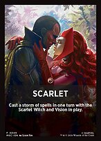 Scarlet - Marvel Super Heroes Jumpstart Front Cards