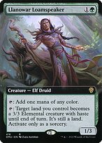 Llanowar Loamspeaker - Dominaria United - Extended Art