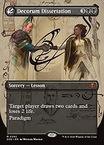 Decorum Dissertation - Secrets of Strixhaven - Showcase