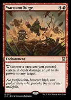 Warstorm Surge - Bloomburrow Commander