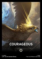 Courageous - Tales of Middle-earth Front Cards