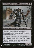 Haakon, Stromgald Scourge - The List