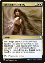 Vanish into Memory - Forgotten Realms Commander