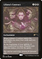 Liliana's Contract - Secret Lair Drop - Etched Foil