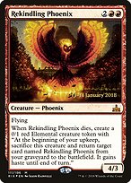 Rekindling Phoenix - Rivals of Ixalan Promos - Promo Foil