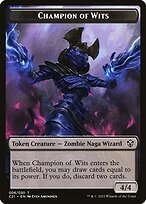 Champion of Wits - Commander 2021 Tokens