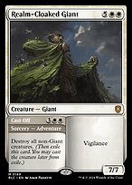 Realm-Cloaked Giant // Cast Off - Bloomburrow Commander