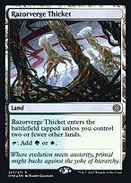 Razorverge Thicket - Phyrexia: All Will Be One Promos - Promo Foil