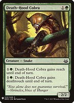 Death-Hood Cobra - The List