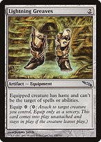 Lightning Greaves - Mirrodin