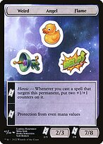 Weird Angel Flame - Unfinity Sticker Sheets