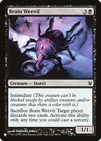 Brain Weevil - The List