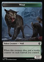 Wolf - Bloomburrow Commander Tokens