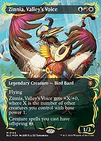 Zinnia, Valley's Voice - Bloomburrow Commander - Raised Foil