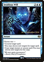 Insidious Will - Kaladesh Promos - Promo Foil