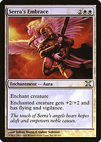 Serra's Embrace - Tenth Edition - Promo Foil